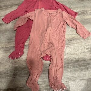 Cozy Pink Footed Onesie for Kids